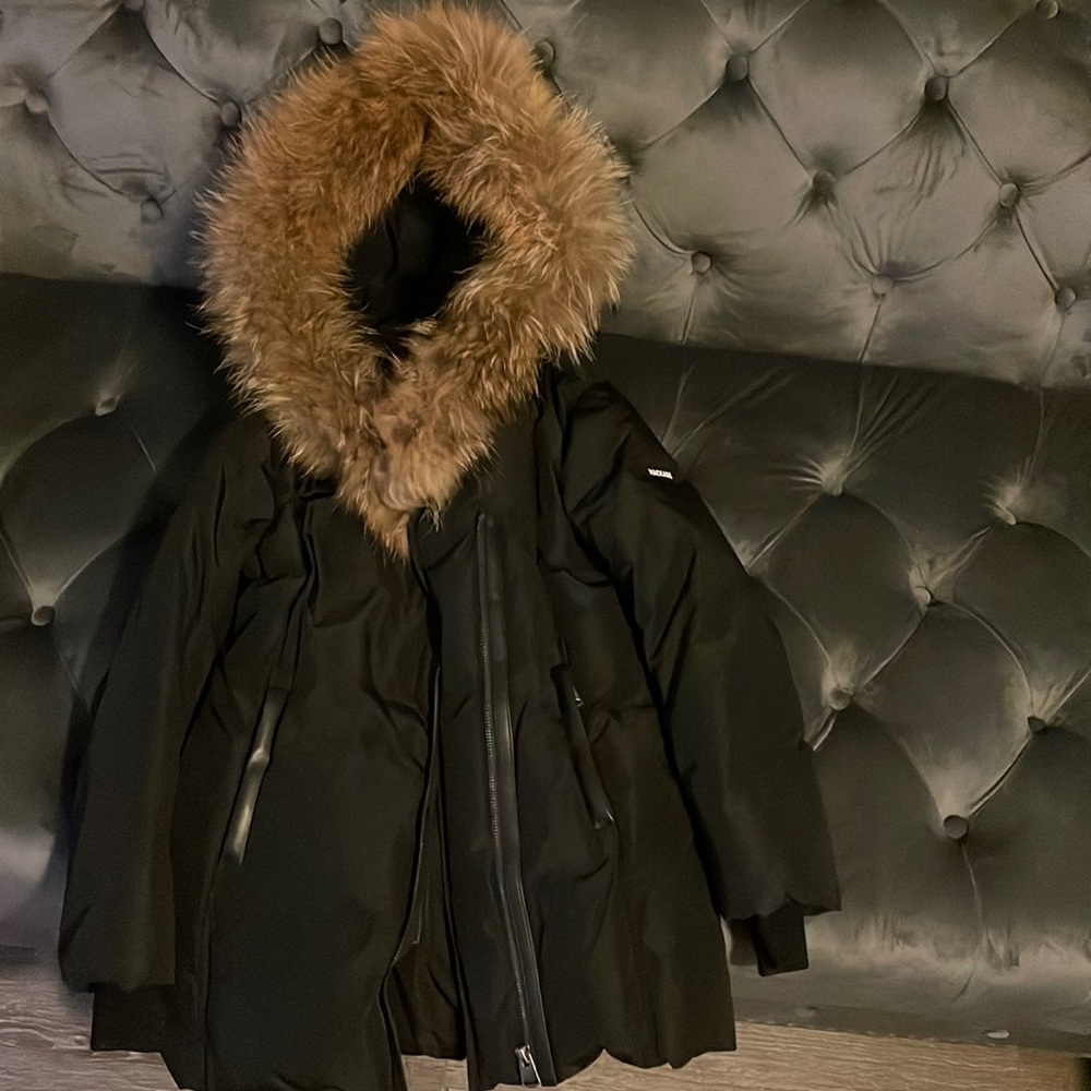 Kids Black LEELEE Mackage Coat- Barely Worn